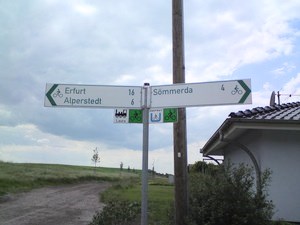 Wegweiser Radweg